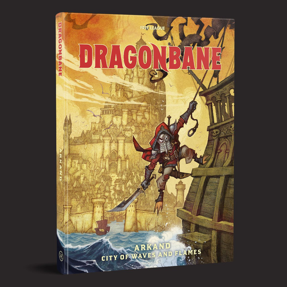 Dragonbane RPG: Arkand - City of Waves and Flames
