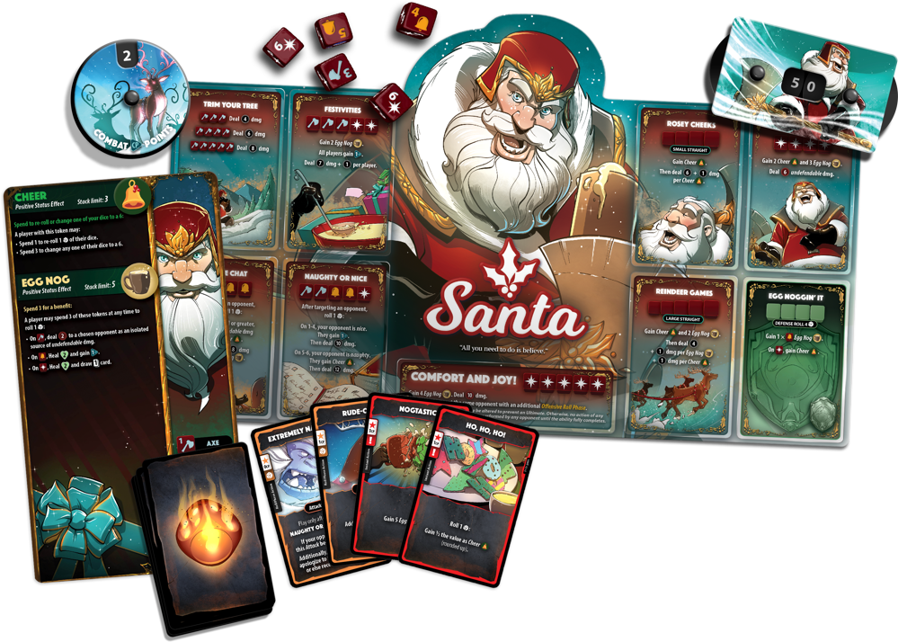 Dice Throne: Hero Pack - Santa