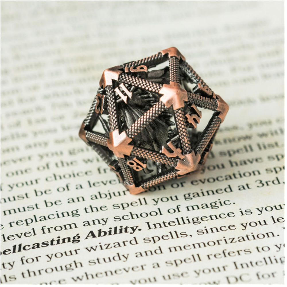 Foam Brain Game: Hollow Dragon Keep D20 - Copper