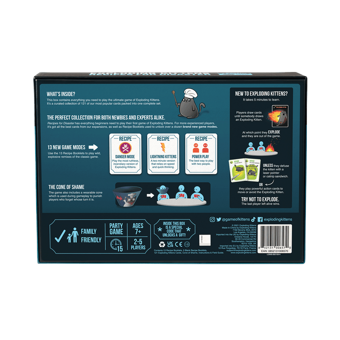 Exploding Kittens: Recipes for Disaster
