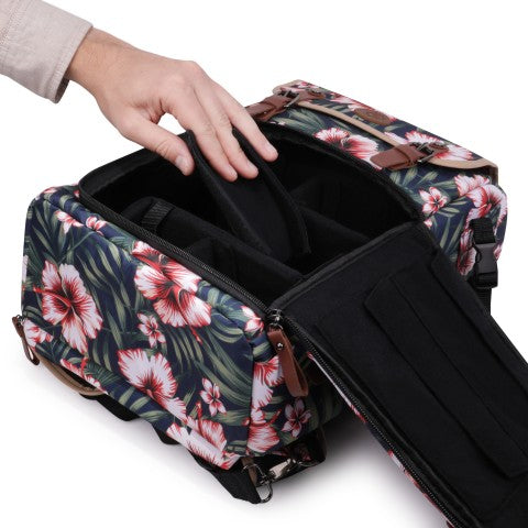 Enhance: Designer Edition Trading Card Storage Backpack Tropical Print