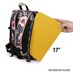 Enhance: Designer Edition Trading Card Storage Backpack Tropical Print
