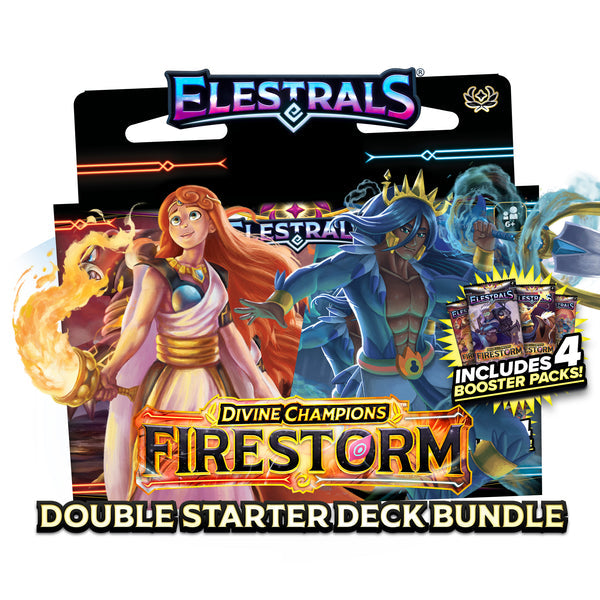Elestrals: Firestorm - Double Starter Deck Bundle (Hestia vs. Poseidon)