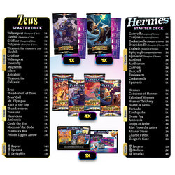 Elestrals: Firestorm - Double Starter Deck Bundle (Hermes vs. Zeus)