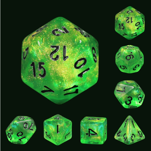 Foam Brain Games: Emerald City Dice Set