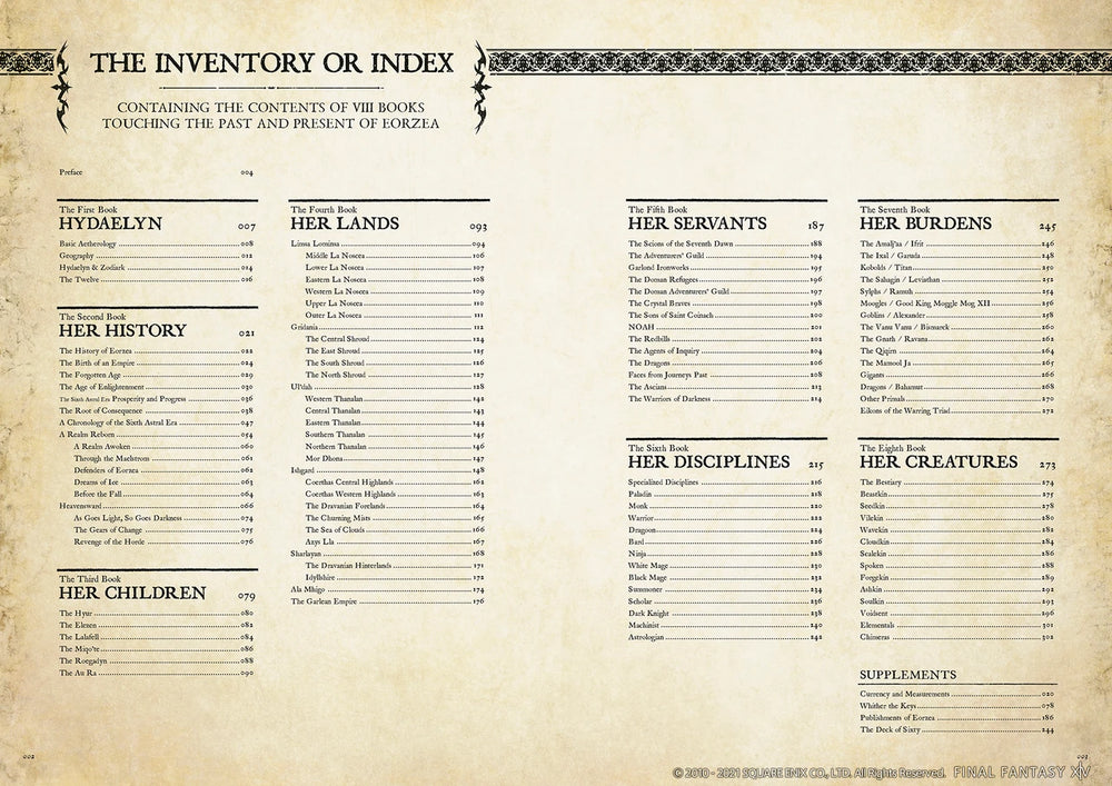 Encyclopaedia Eorzea The World of Final Fantasy XIV Volume I