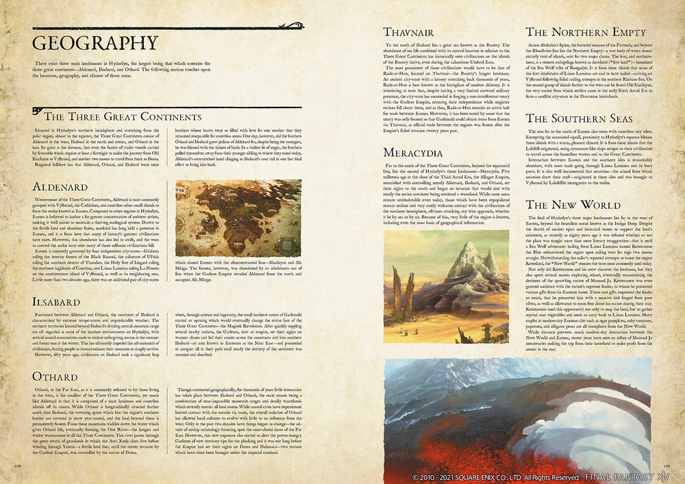 Encyclopaedia Eorzea The World of Final Fantasy XIV Volume I