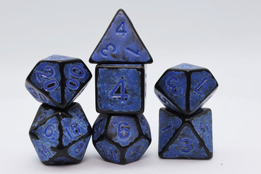 Foam Brain Games: Timeworn Blue RPG Dice Set