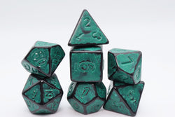 Foam Brain Games: Timeworn Green RPG Dice Set