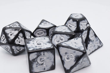 Foam Brain Games: Timeworn White - Dice Set