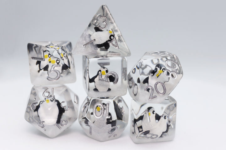 Foam Brain Games: Baby Penguin RPG Dice Set