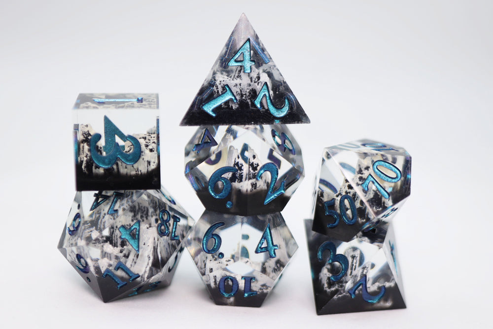 Foam Brain Games: Sharp Edge RPG Dice Set - The Journey North