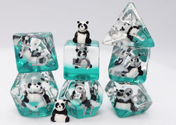 Foam Brain Games: Panda on Water RPG Dice Set