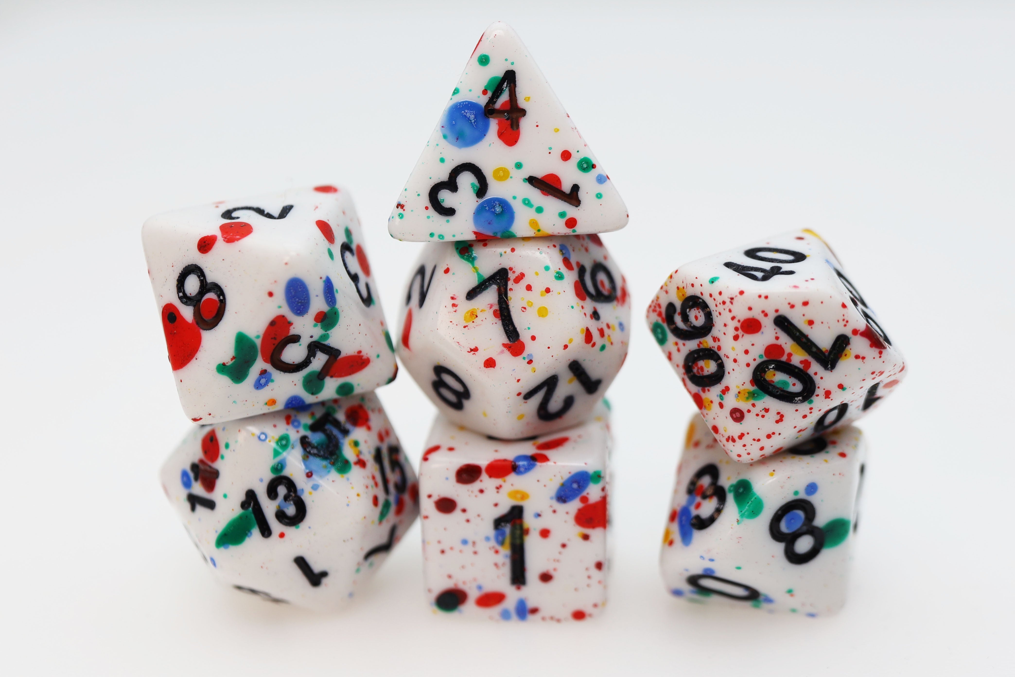 Foam Brain Games: Paint Splatter - Dice Set