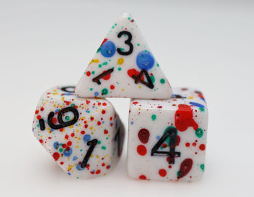 Foam Brain Games: Paint Splatter - Dice Set