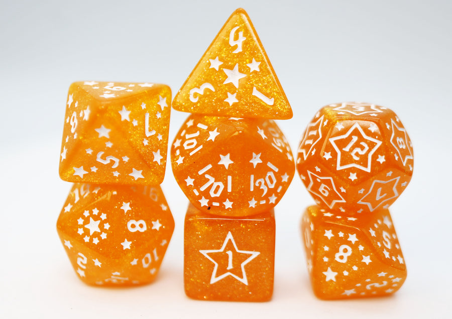 Foam Brain Games: Shooting Stars - Sodium RPG Dice Set