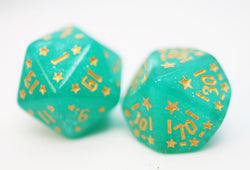 Foam Brain Games: Shooting Stars - Magnesium RPG Dice Set