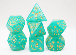 Foam Brain Games: Shooting Stars - Magnesium RPG Dice Set