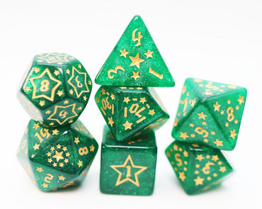 Foam Brain Games: Shooting Stars - Manganese RPG Dice Set