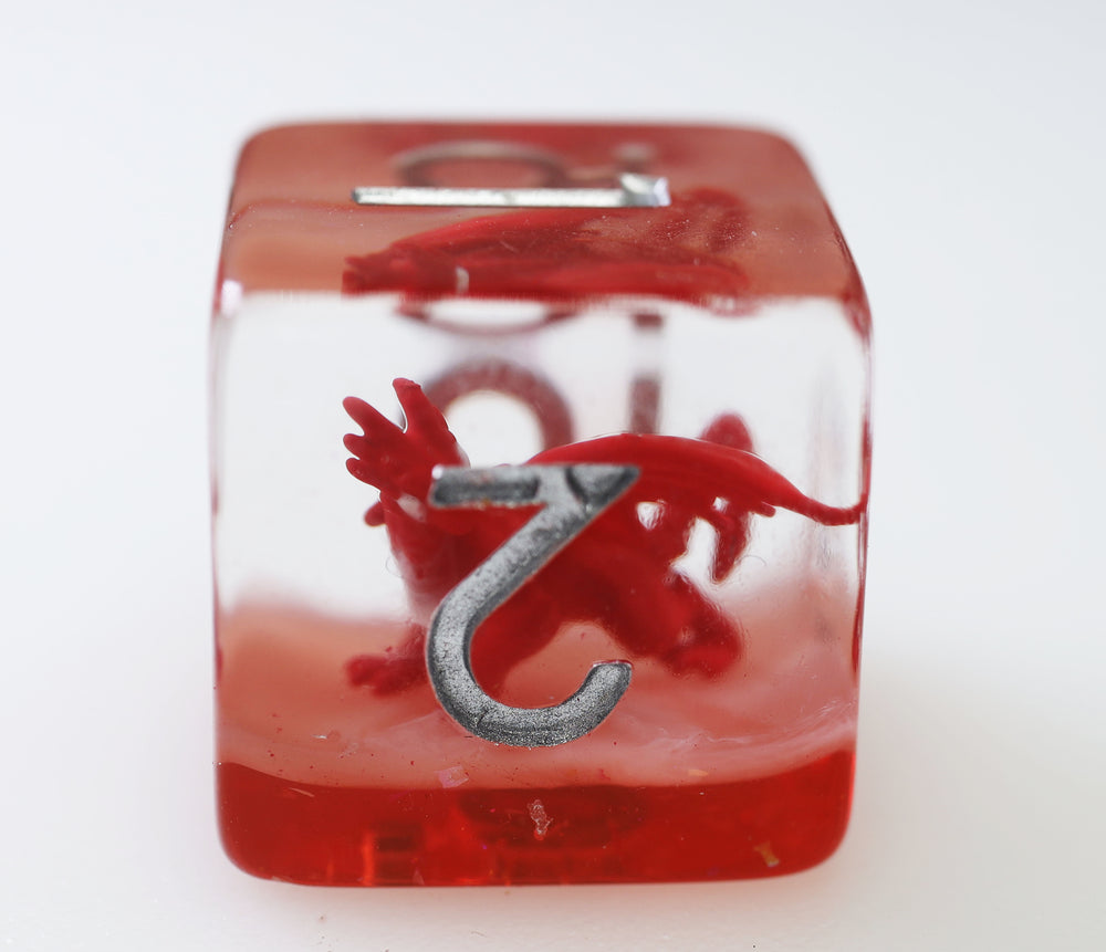 Foam Brain Games: Young Red Dragon RPG Dice Set