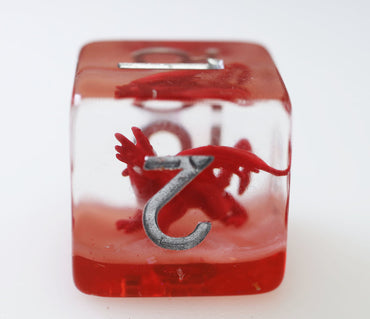 Foam Brain Games: Young Red Dragon RPG Dice Set
