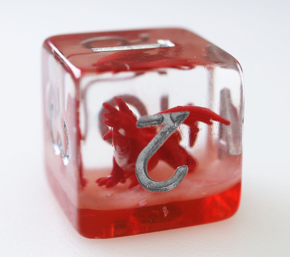 Foam Brain Games: Young Red Dragon RPG Dice Set
