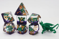 Foam Brain Games: Young Green Dragon RPG Dice Set