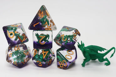 Foam Brain Games: Young Green Dragon RPG Dice Set