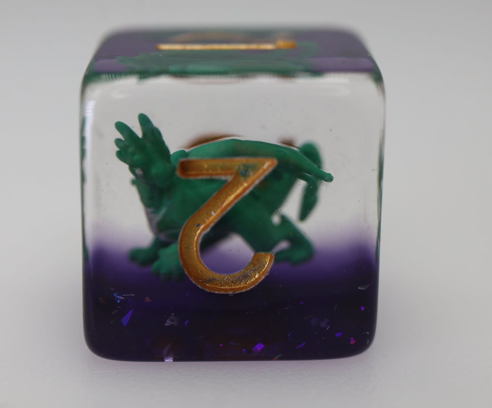 Foam Brain Games: Young Green Dragon RPG Dice Set