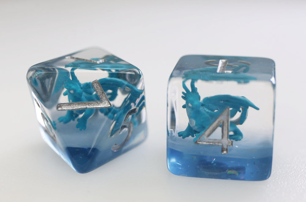 Foam Brain Games: Young Blue Dragon RPG Dice Set