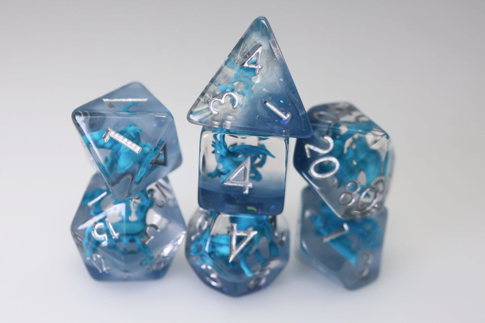 Foam Brain Games: Young Blue Dragon RPG Dice Set