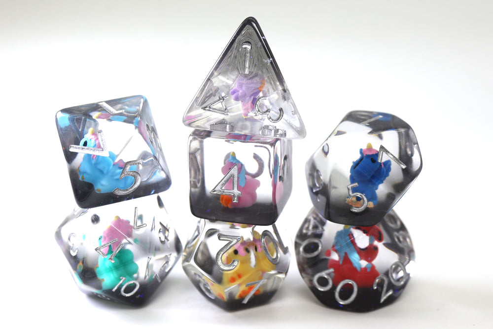 Foam Brain Games: Unicorn Party RPG Dice Set