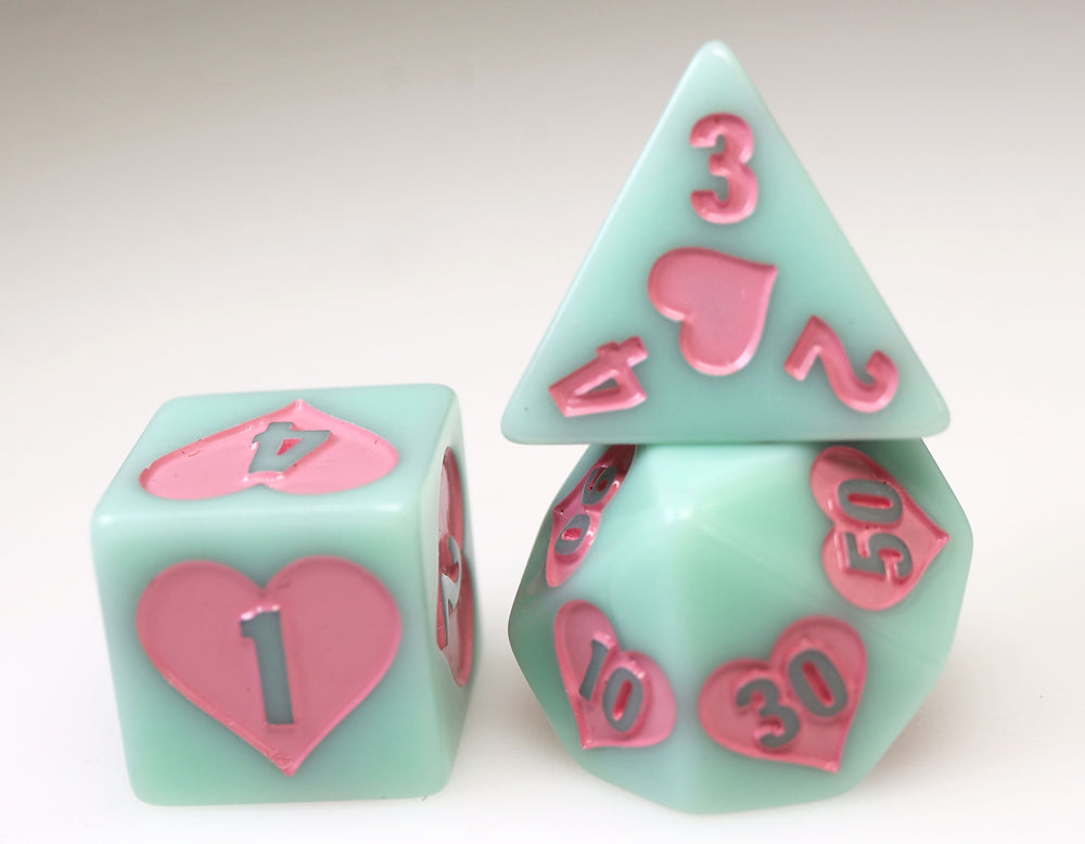 Foam Brain Games: Sweet Love RPG Dice Set