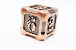 Foam Brain Games: Alchemist Metals Copper - Metal RPG Dice Set