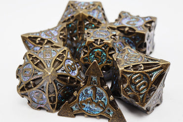 Foam Brain Games: Night Sky Arrow - Metal RPG Dice Set