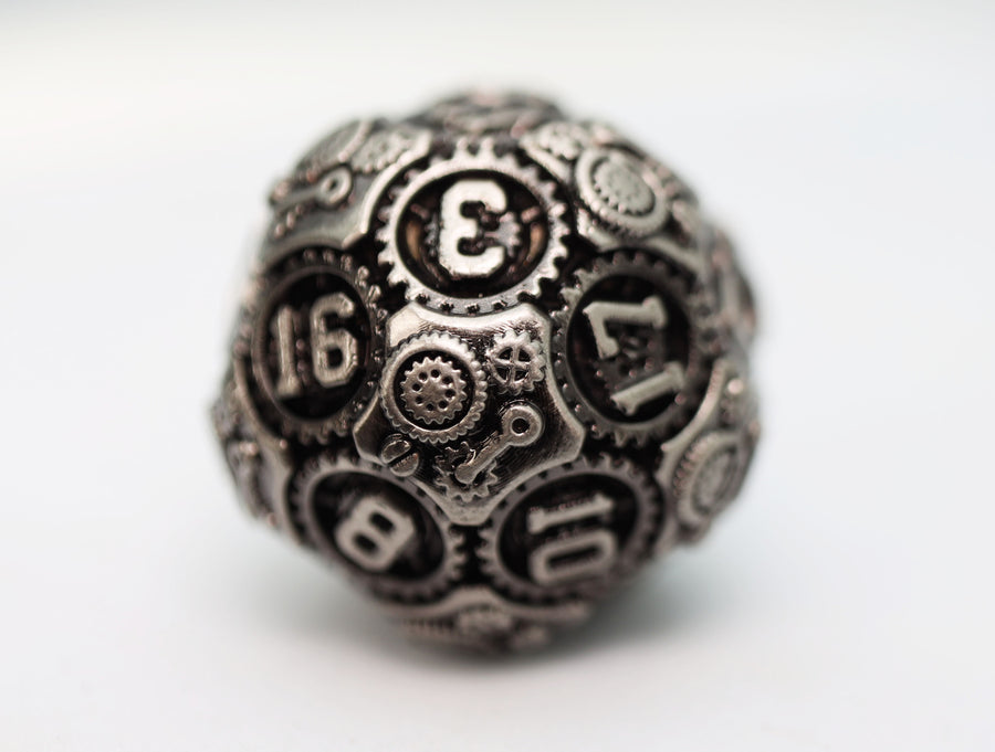 Foam Brain Games: Airship Gears Fierce Flotilla - Metal RPG Dice Set