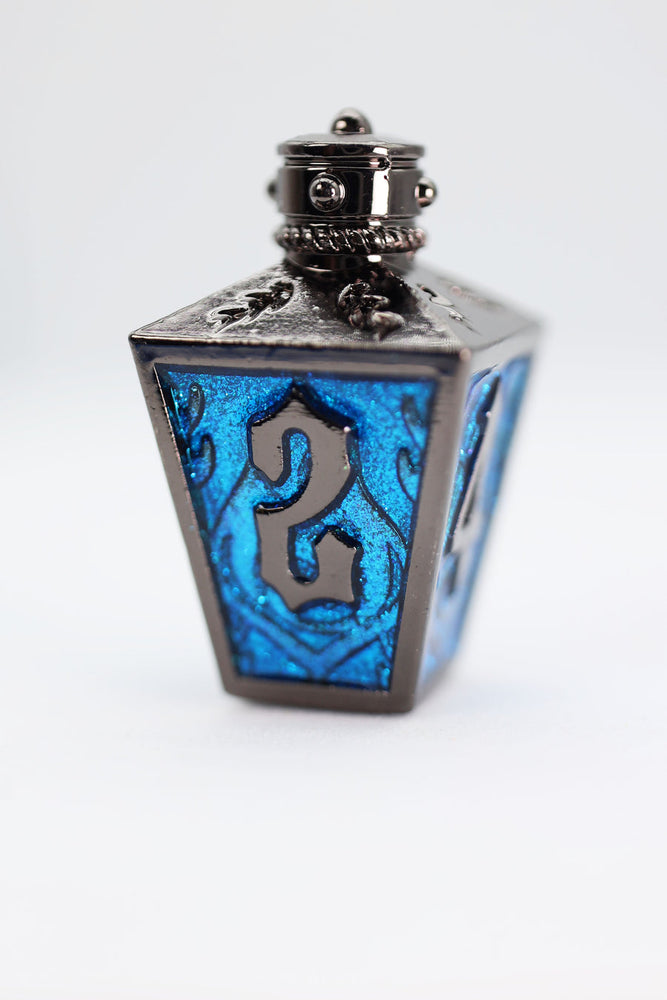 Foam Brain Games: Moonlit Lantern Midnight Frostfire - Metal Dice Set