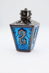 Foam Brain Games: Moonlit Lantern Midnight Frostfire - Metal Dice Set