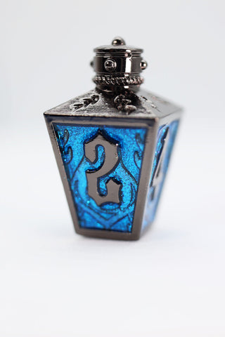 Foam Brain Games: Moonlit Lantern Midnight Frostfire - Metal Dice Set