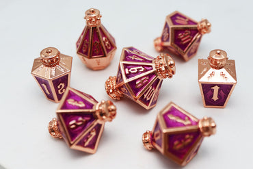 Foam Brain Games: Moonlit Lantern - Metal Dice Set