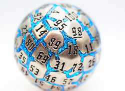 Foam Brain Games: 50 mm Metal D100 - River Stones