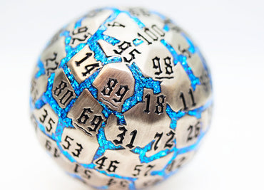 Foam Brain Games: 50 mm Metal D100 - River Stones