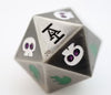 Foam Brain Games: Acquisitions Inc Death Saving Throw 35mm Metal D20