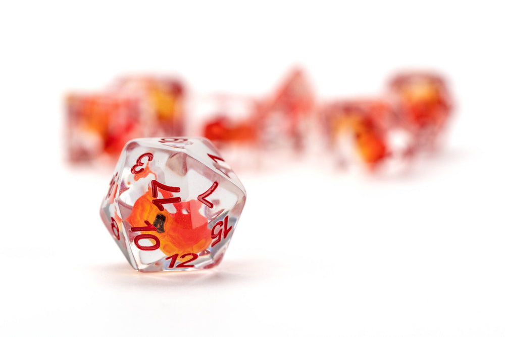 Dragon Storm: Red Dragon Inclusion Dice (7 set)