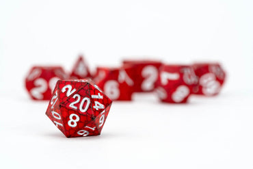 7-Die Set Silicone Dragon Storm: Red Dragon Scales