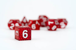7-Die Set Silicone Dragon Storm: Red Dragon Scales