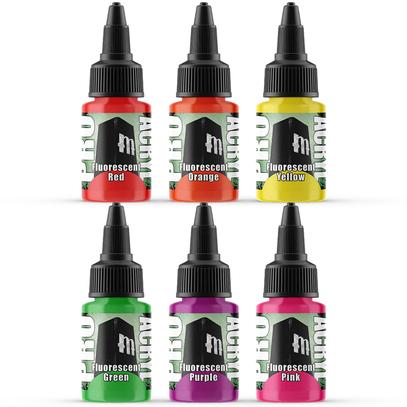 Monument Hobbies - Pro Acryl Fluorescents Set