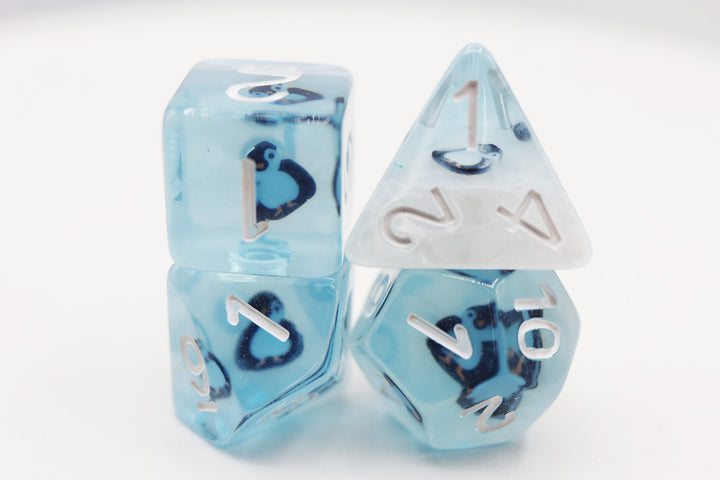 Foam Brain Games: Frozen Penguin RPG Dice Set