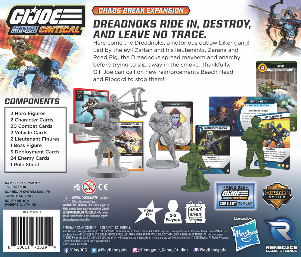 G.I. JOE Mission Critical: Chaos Break Expansion