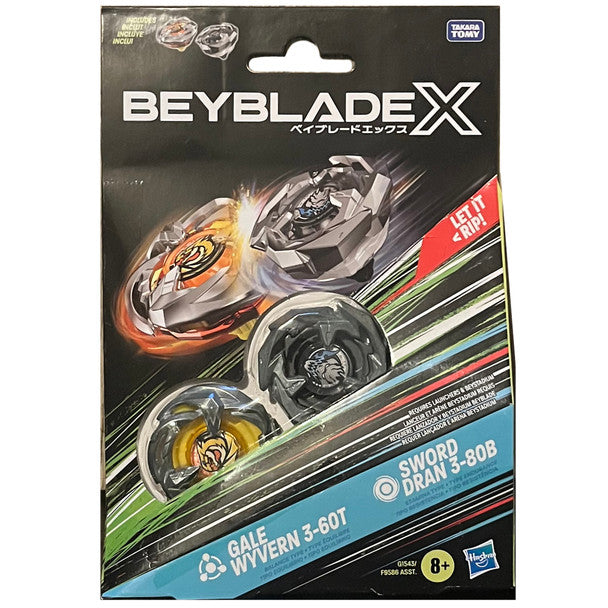 Beyblade X: Gale Wyvern 3-60T & Sword Dran 3-80B